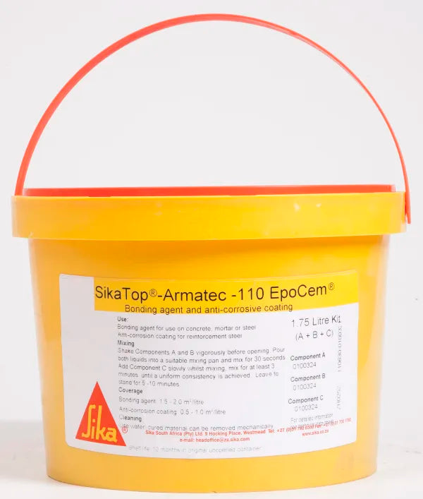 Sikatop Armatec-110 Epocem 1.75 L – Bonding Primer and Surface Repair for Concrete.