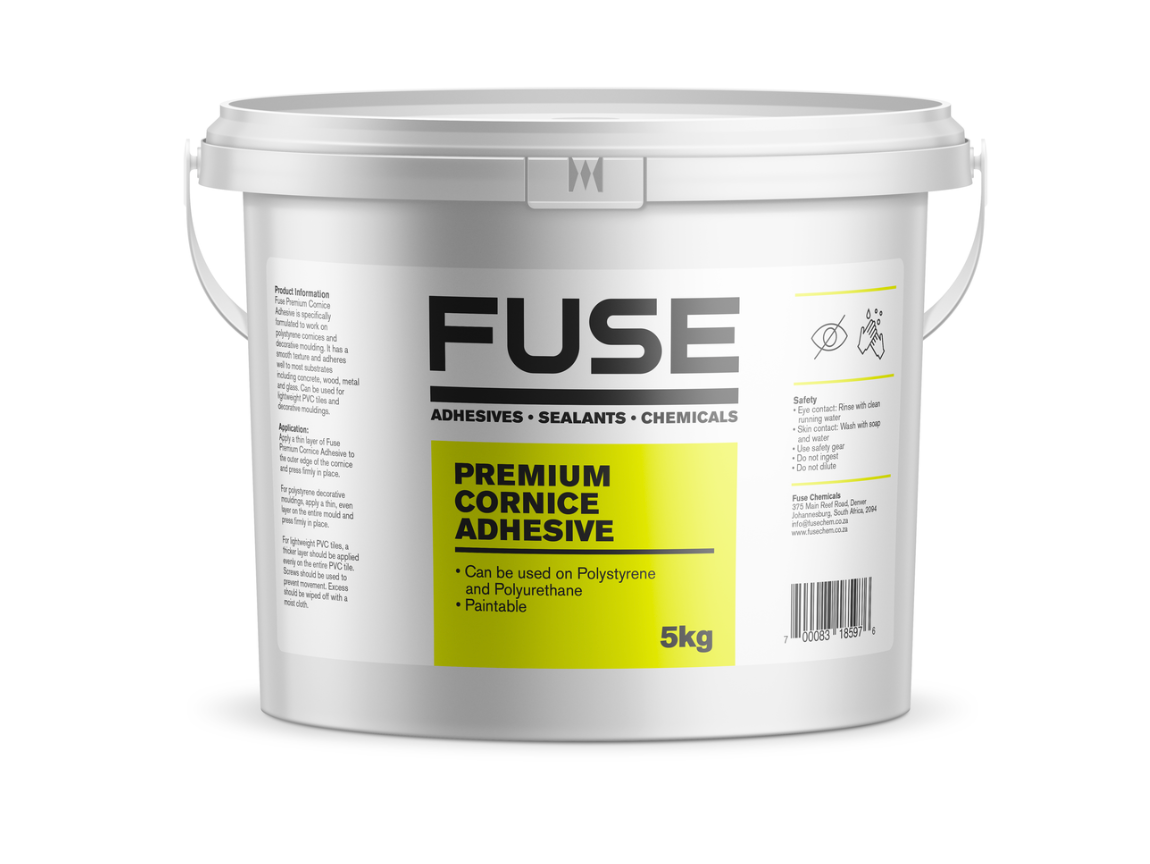 FUSE Cornice Glue 5kg Adhesive for Ceiling Installation