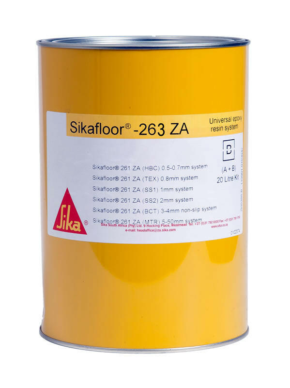 Sikafloor-263 SL ZA – Self-Levelling Epoxy Coating for Industrial Floors.