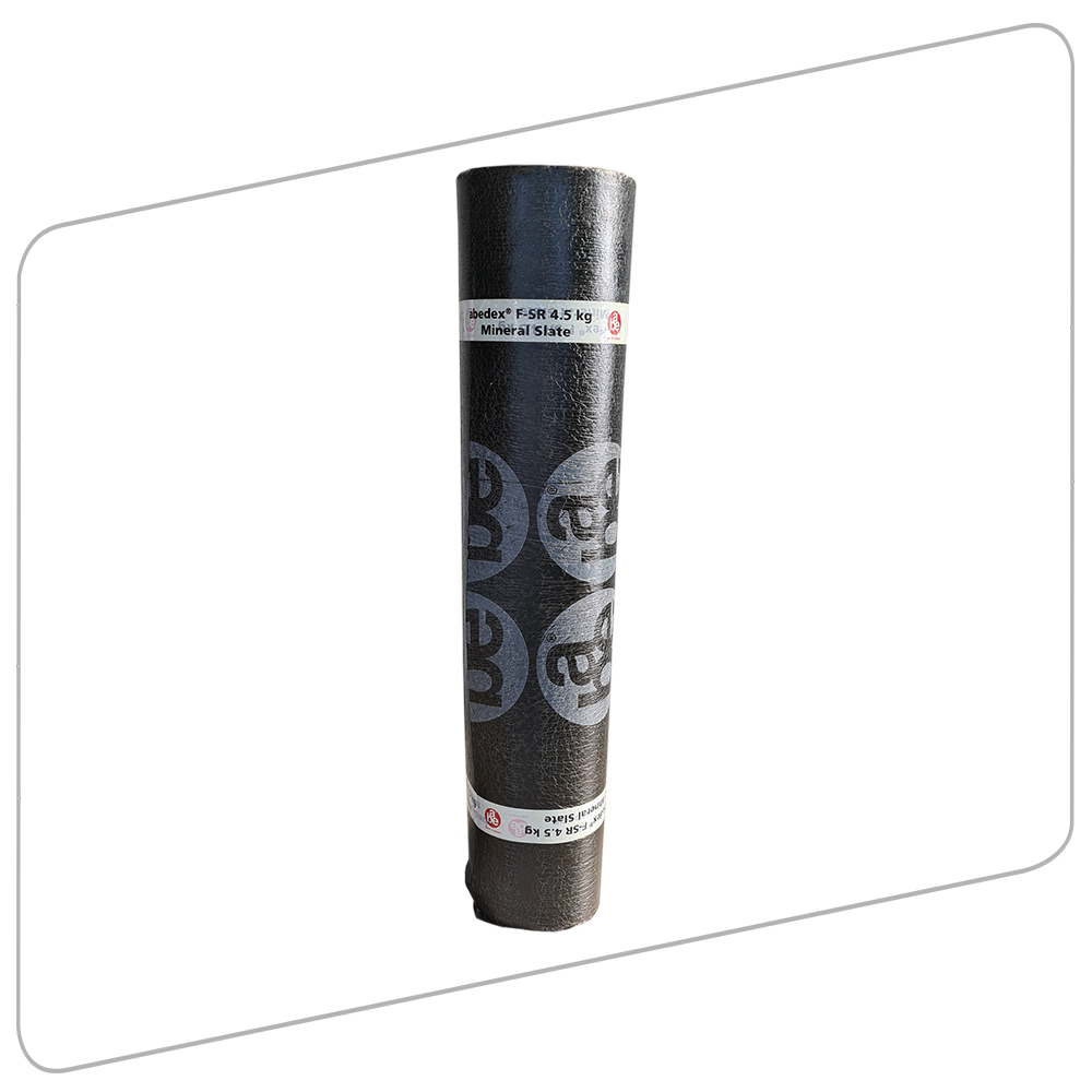 abedex® FS-R MS Mineral Slate Waterproofing Membrane – 4.5kg, Grey, 1m × 10m