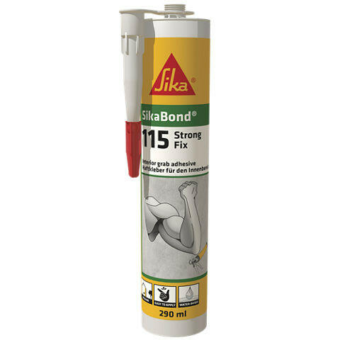 SikaBond-115 StrongFix White 410g – High-Strength Adhesive for Construction & Wood.