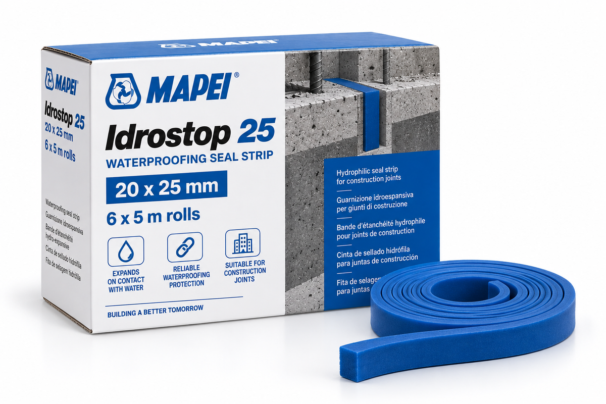 Mapei Idrostop 25 20x25 Waterproofing Seal Strip