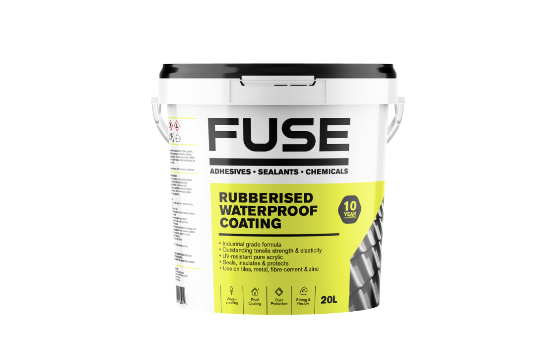 Fuse Rubberised Waterproofing Paint 20L Protective Coating