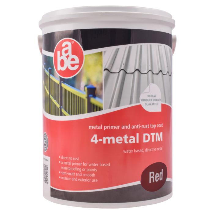 a.b.e.® 4 Metal DTM Red 5L